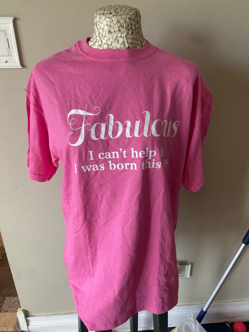 "Fabulous" Pink Graphic Ladies Tshirt